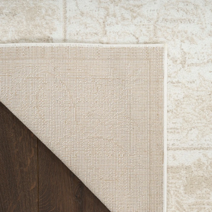 Nourison Dekor Ivory Taupe DEK09 7 ft. 10 in. x 9 ft. 10 in. Rect. Rug