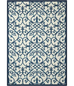 Nourison Home & Garden RS093 Blue 10 ft. X 13 ft. Area Rug