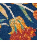 Nourison Allur Area Rug ALR09-Navy Multicolor