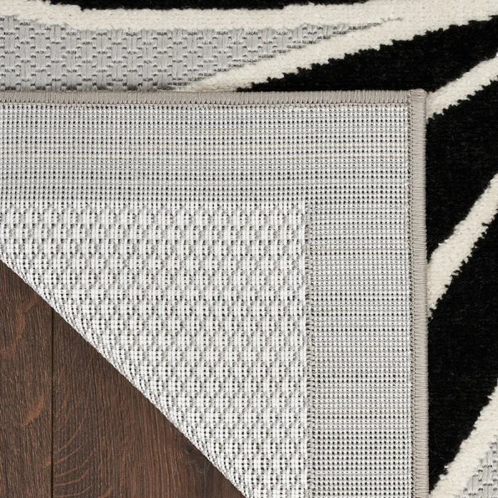 Nourison Aloha Area Rug ALH33 Black White