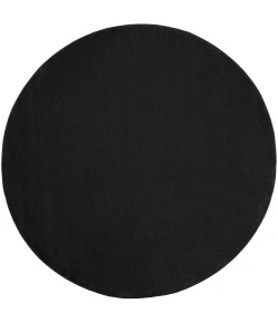 Nourison Home Nourison Essentials NRE01 Black 10 ft. Round Area Rug