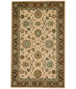 Nourison Home Living Treasures Brown LI05 3ft.6in. x 5ft.6in. Rect. Rug