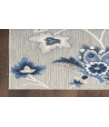 Nourison Aloha Blue Grey ALH31 2 ft. 8 in. X 4 ft. Rectangle Rug