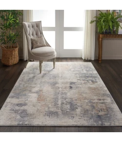 Nourison Home Rustic Textures RUS05 Beige Grey 6 ft. X 9 ft. Area Rug