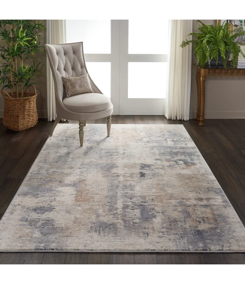 Nourison Rustic Textures Area Rug RUS05 Beige/Grey