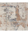 Nourison Rustic Textures Beige Grey RUS06 6 ft. X 9 ft. Rect. Rug