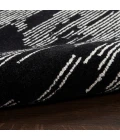 Michael Amini Ma30 Star Area Rug SMR02 Black Ivory
