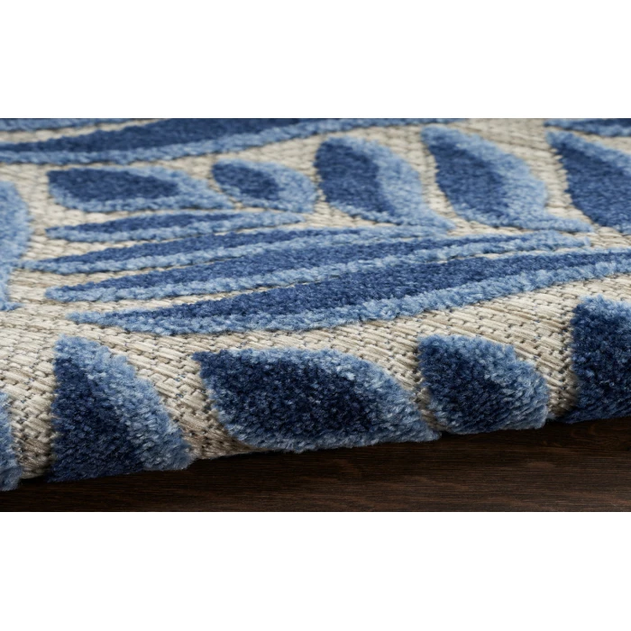 Nourison Aloha Blue ALH35 7’10” Round Rug