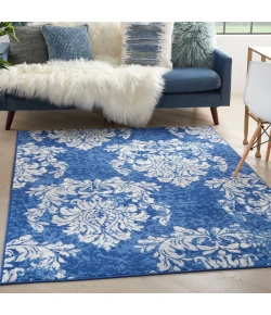 Nourison Home Whimsicle WHS11 Navy Ivory 4 ft. X 6 ft. Area Rug