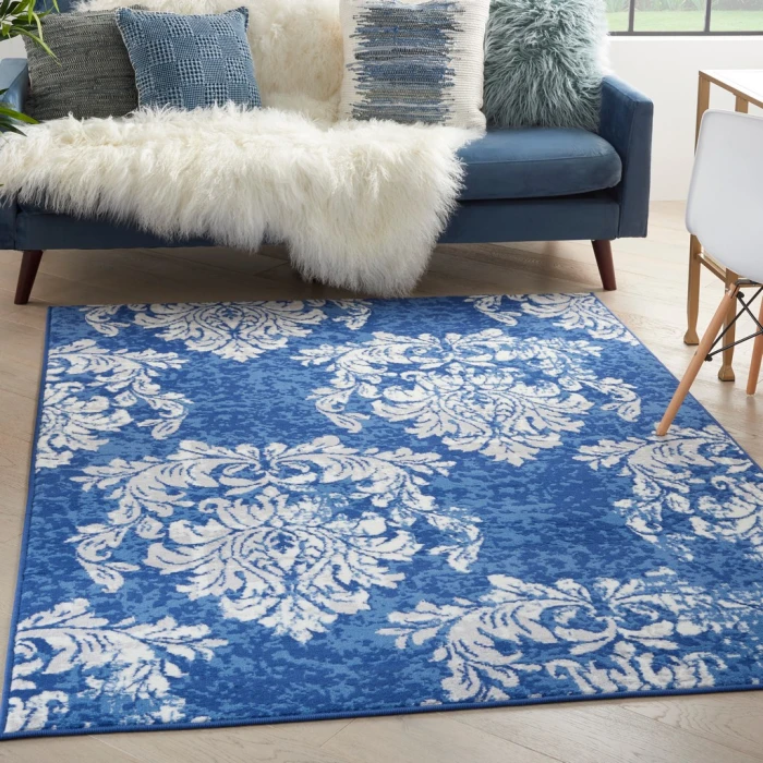 Nourison Whimsicle Area Rug WHS11-Navy Ivory