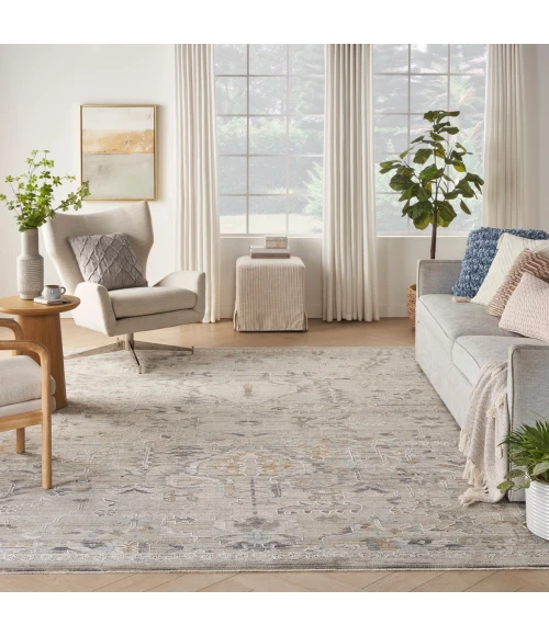 Nourison Lynx Ivory Taupe LNX02 8 ft. X 10 ft. Rect. Rug