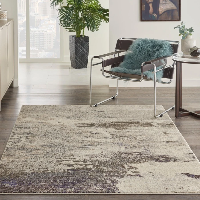 Nourison Celestial Area Rug CES02-Ivory/Grey