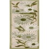 Nourison Home Aloha ALH33 Ivory Green 2 ft. 3 in. X 8 ft. Area Rug