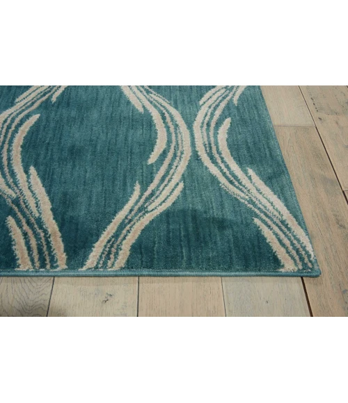 Nourison Home Tranquility Aqua TNQ02 3ft.9in. x 5ft.9in. Rect. Rug