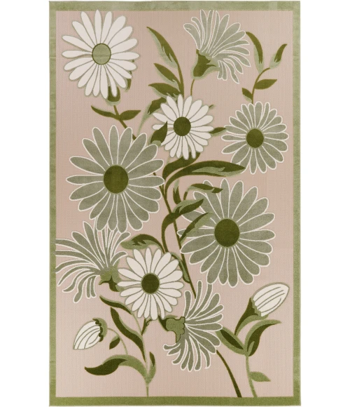 Nourison Aloha Ivory Green ALH33 9 ft. X 12 ft. Rectangle Rug