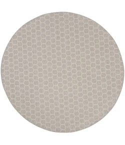 Nourison Home Twist Reversible TWS01 Grey 8 ft. Round Area Rug
