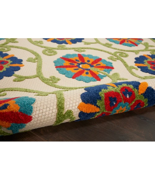 Nourison Aloha Area Rug ALH19-Blue/Multicolor