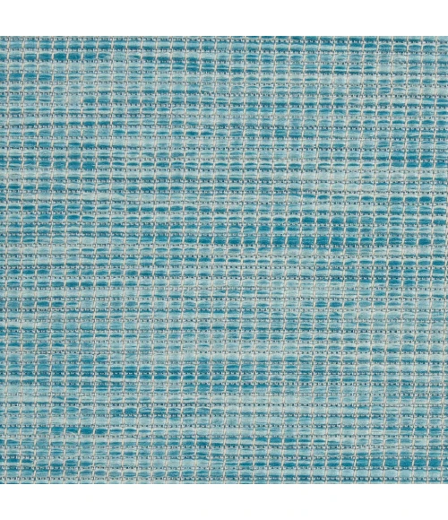 Nourison Positano Round Area Rug POS01-Aqua