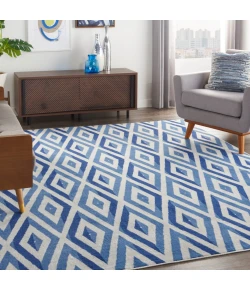 Nourison Home Whimsicle WHS04 Ivory Blue 8 ft. X 10 ft. Area Rug