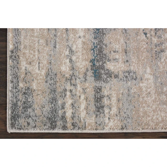 Nourison Maxell Runner Area Rug MAE17-Ivory/Teal