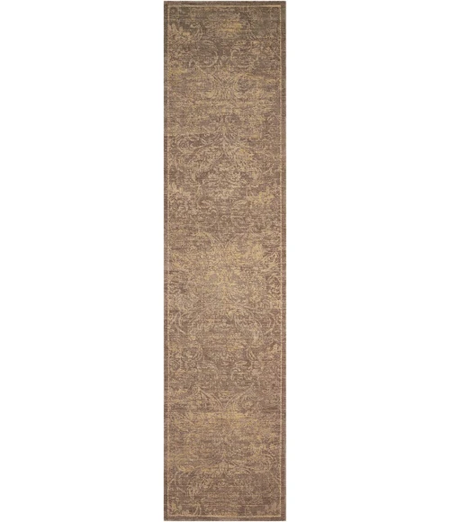 Nourison Silken Allure Runner Area Rug SLK19-Mushroom