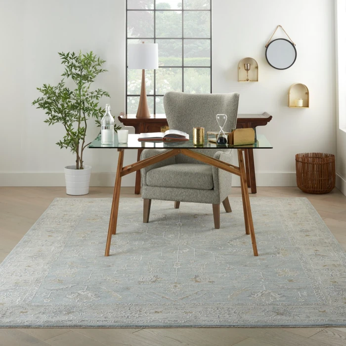 Nourison Infinite Blue IFT05 8 ft. X 10 ft. Rect. Rug