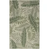 Nourison Home Garden Oasis GOA02 Ivory Green 5 ft. X 7 ft. Area Rug