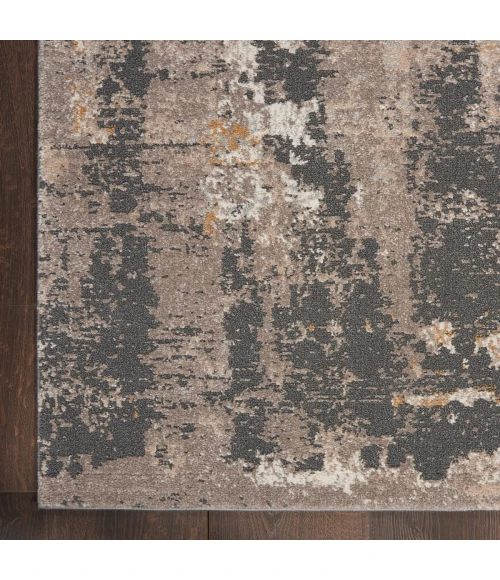 Nourison Tangra Cream Grey TNR05 8 ft. X 10 ft. Rect. Rug
