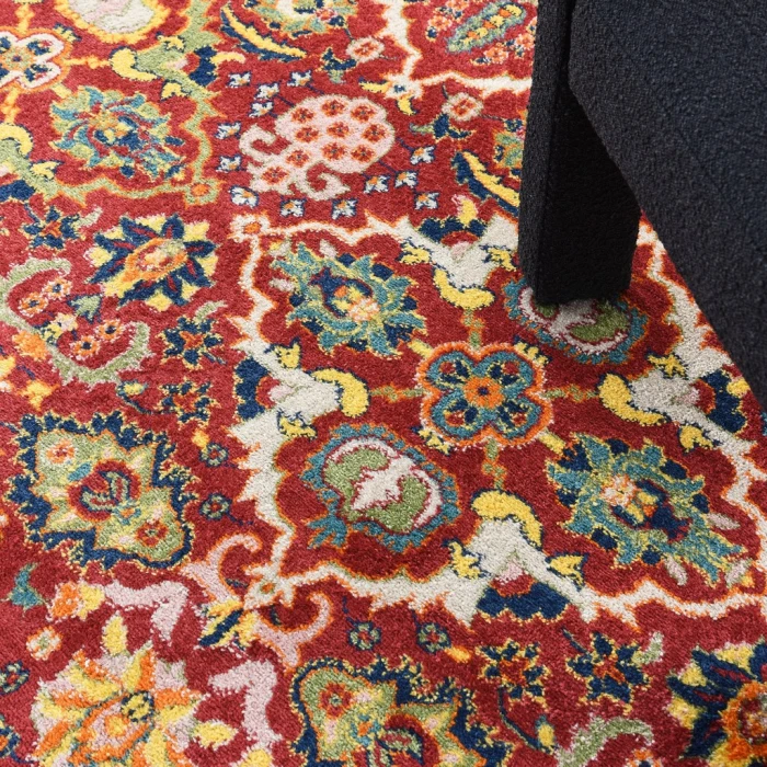 Nourison Allur Area Rug ALR03-Red Multicolor