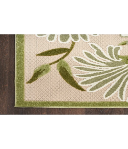 Nourison Aloha Ivory Green ALH33 6 ft. X 9 ft. Rectangle Rug