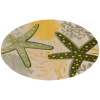 Nourison Home Aloha ALH24 Green Yellow 5 ft. 3 in. Round Area Rug