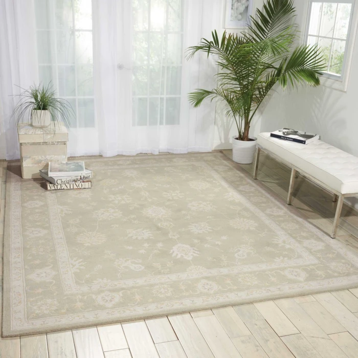 Nourison Home Zephyr Silver ZEP02 7ft.6in. x 9ft.6in. Rect. Rug