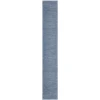 Nourison Home Nourison Essentials NRE01 Blue/Grey 2 ft. 2 in. X 20 ft. Area Rug