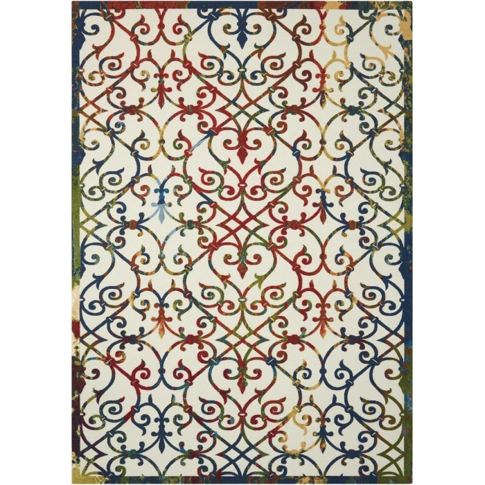 Nourison Home & Garden Area Rug RS093-Multicolor