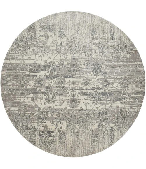 Nourison Twilight Round Area Rug TWI02 Ivory 8' Round