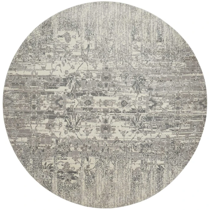 Nourison Twilight Round Area Rug TWI02 Ivory 8' Round