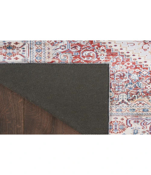 Nourison Vintage Home Ivory Red VNH01 5 ft. X 7 ft. Rectangle Rug