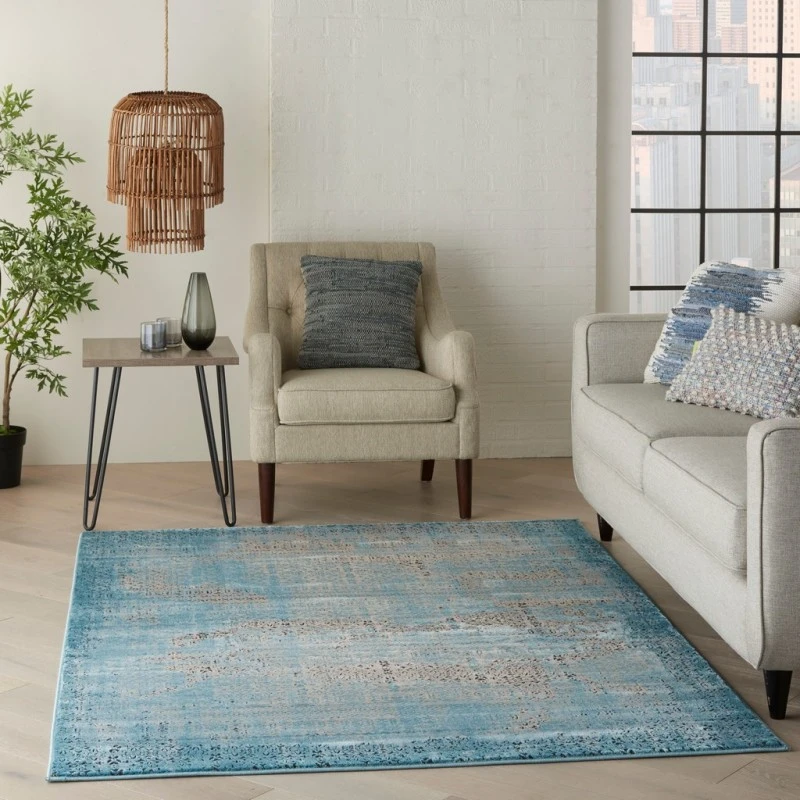Nourison Karma Area Rug KRM01-Blue