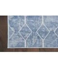 Nicole Curtis Machine Washable Series 1 Blue SR107 9 ft. 2 in. X 12 ft. Rectangle Rug