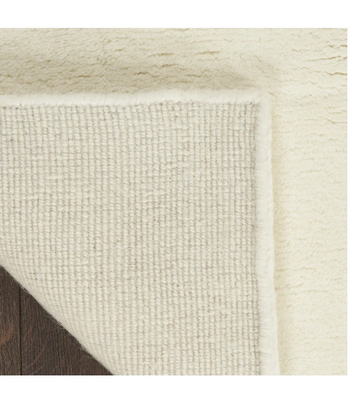 Nourison Plush Cloud Ivory PLC01 5 ft. X 7 ft. Rect. Rug