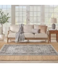 Nourison Quarry Ivory Grey QUA05 10 ft. X 14 ft. Rect. Rug