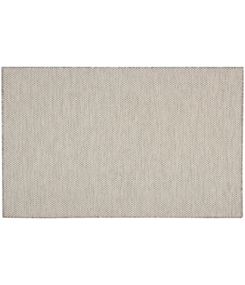 Nourison Courtyard Ivory/Silver COU01 5 ft. Square Rug