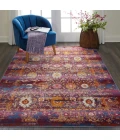 Nourison Vintage Kashan Area Rug VKA03-Red/Multicolor