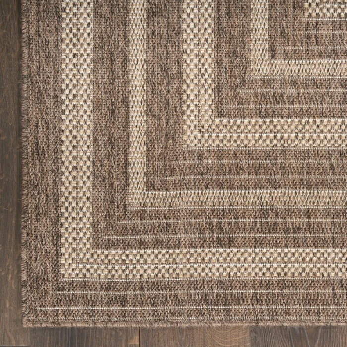 Nourison Tulum Brown TLM04 4 ft. X 6 ft. Rect. Rug