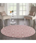 Nourison Jubilant Round Area Rug JUB19-Pink