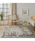 Nourison Tangra Cream Grey TNR05 5 ft. X 7 ft. Rect. Rug