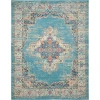 Nourison Home Passion PSN03 Light Blue 9 ft. X 12 ft. Area Rug