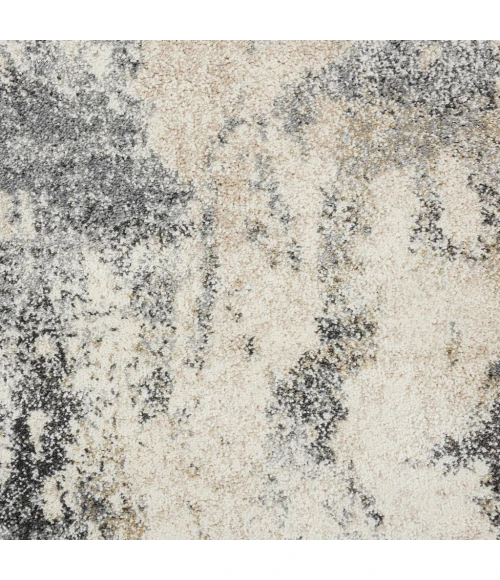 Nourison Fusion Area Rug FSS16-Cream Grey