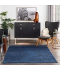 Nourison Essentials Midnight Blue Area Rug NRE01-Midnight Blue