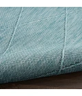Nourison Washable Solutions Aqua WSL01 5 ft. X 7 ft. Rect. Rug